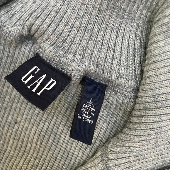 GAP Men 1/4 Zip Cotton Pullover Sweater Size L - Picture 13 of 13